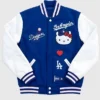 Hello Kitty Dodgers Varsity Jacket