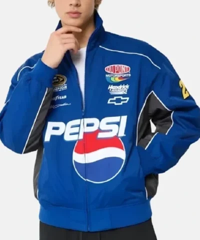 Hollister Pepsi NASCAR Graphic Racing Jacket 