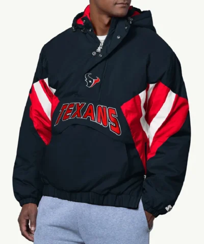 Houston Texans Classic Breakaway Half-Zip Hooded Jacket
