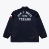 Houston Texans Coaches Navy Full-Snap Jacket