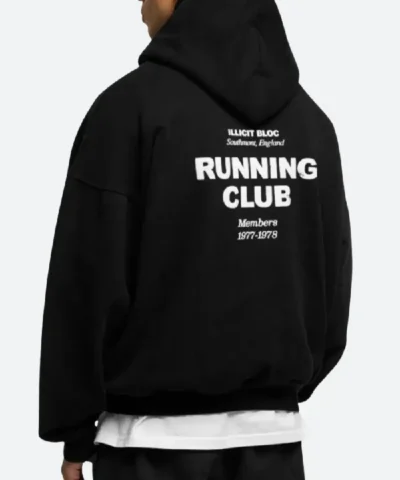 Illicit Bloc Black Pullover Hoodie For Men and Women 