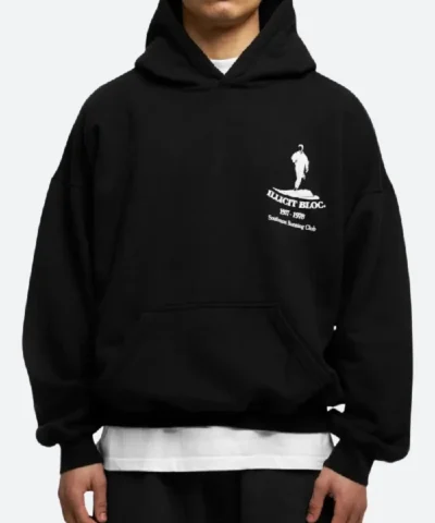 Illicit Bloc Pullover Hoodie For Men and Women 