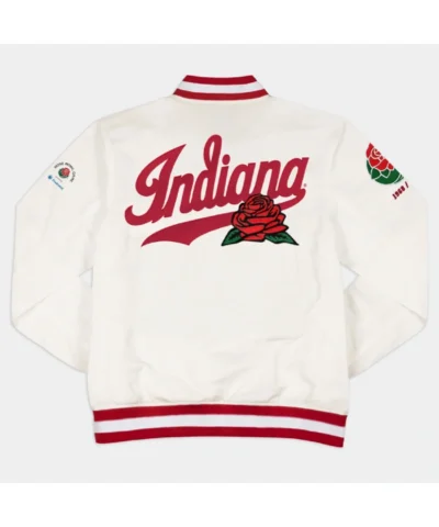 Indiana Hoosiers Rose Bowl Full-Snap Satin Jacket