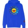 J Balvin x Takashi Murakami Flower Blue Hoodie