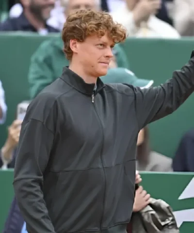 Jannik Sinner Rolex Monte Carlo Masters Black Jacket