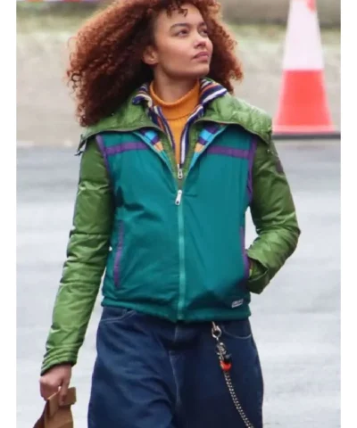 Joni J 4 Kids Walk Into a Bank Green Vest