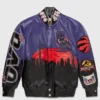 Jurassic Park Leather Varsity Jacket