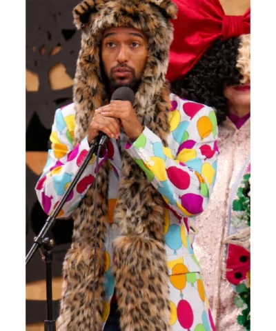 Jury Duty Presents Company Retreat Anthony 2026 Norman Balloon Print Blazer