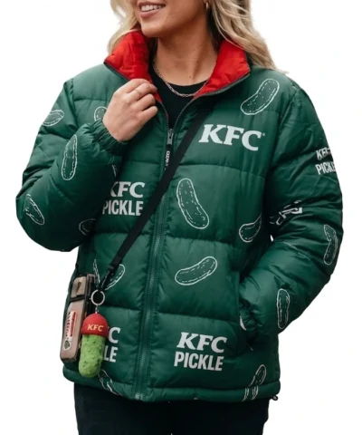 KFC Pickle Puffer Jacket