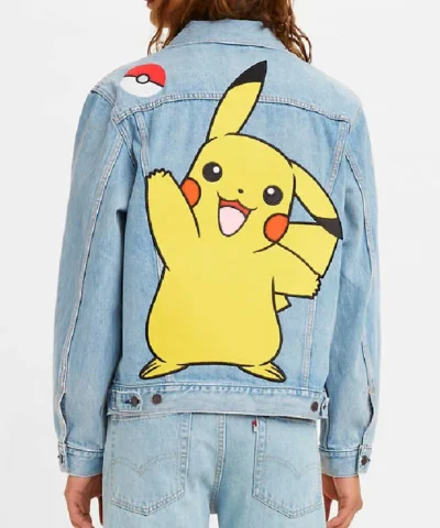 Levis x Pokemon Celebrate 25th Anniversary Denim Jacket