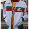 Los Angeles Chargers NFL Mexico Satin White Bomber Jacket