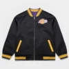 Los Angeles Lakers Full Zip Satin Purple and Gold Jacket