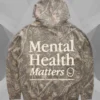 Mental Health Matters Fleece Pullover Camo Hoodie