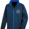 Mercedes Benz Signature Club Softshell Blue Jacket For Men and Women