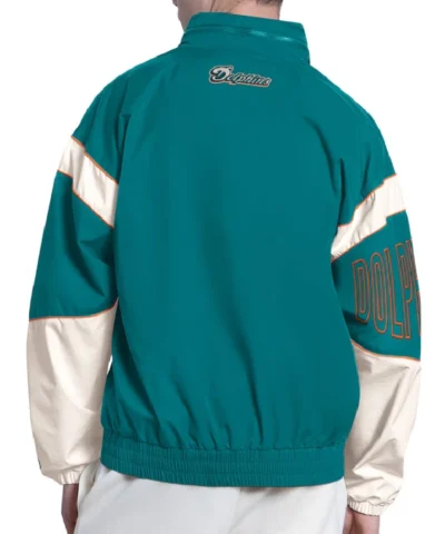 Miami Dolphins The Gust Aqua Full-Zip Hooded Jacket