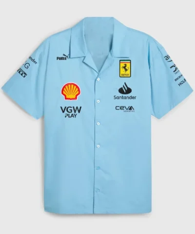 Miami Grand Prix Ferrari Racing Blue Shirt