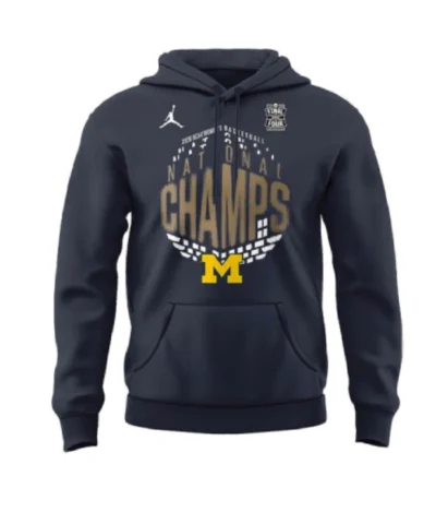 Michigan Wolverines NCAA Basketball National Champions Hoodie