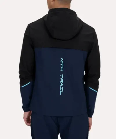 Montirex BlackMidnight Blue Full Zip MTX Trail Hooded Jacket