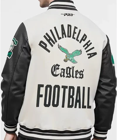 NFL Pro Standard Philadelphia Eagles Varsity Bomber Jacket