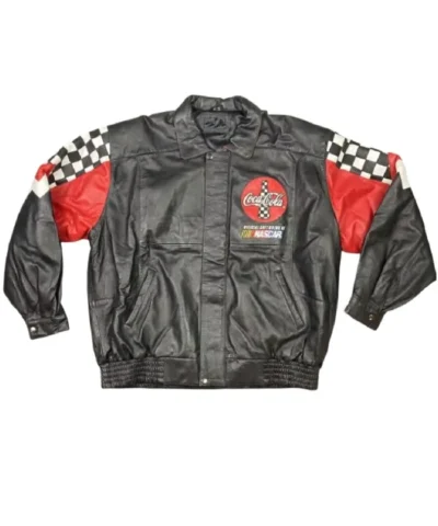 Nascar Coca Cola 600 Vintage Leather Jacket