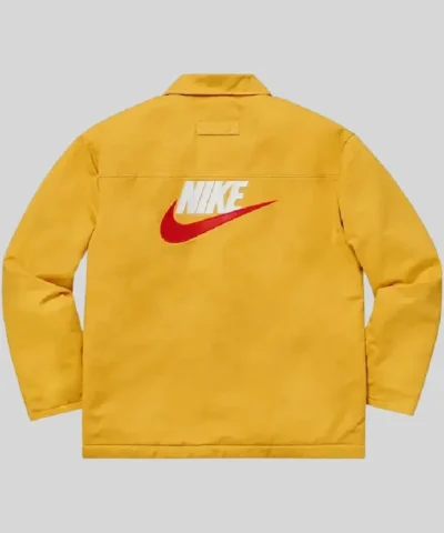 Nike Supreme Quilted Mustard Zip Up Work Jacket On Sale For Men and Women