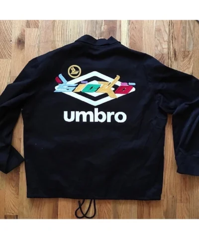 Off White x SICKO x Umbro Exclusive Black Pullover Jacket