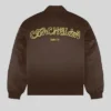 Order Now Coachella 2026 Brown Bomber Satin Jacket