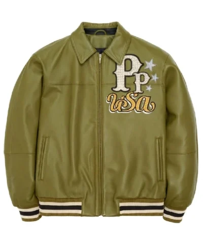 Pelle Pelle Stars And Stripes Bomber Leather Jacket