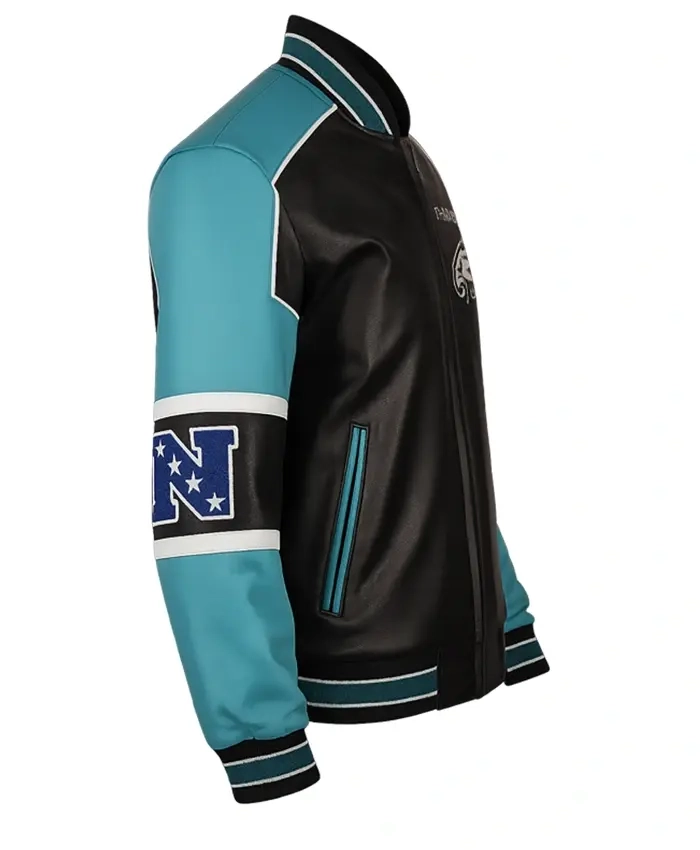 Philadelphia Eagles Black Bomber Jacket