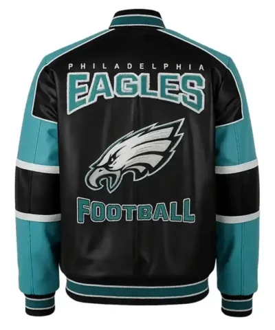 Philadelphia Eagles Bomber Leather Jacket 