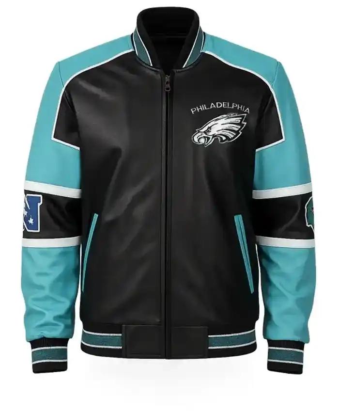Philadelphia Eagles Bomber Leather Jacket