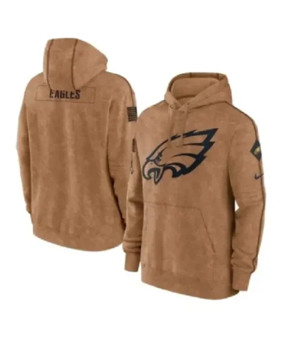 Philadelphia Eagles Brown Hoodie