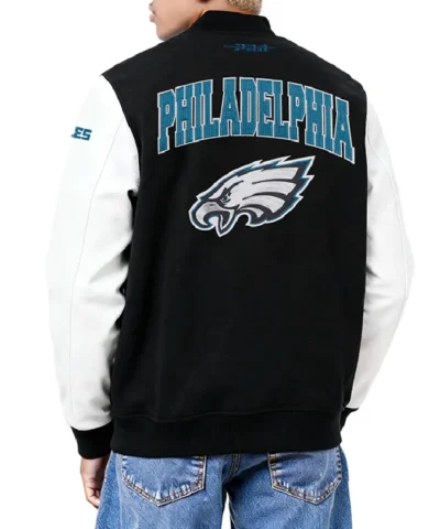 Philadelphia Eagles City Arch Full-Snap Varsity Jacket