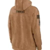 Philadelphia Eagles Salute To Service Club 2023 Brown Pullover Hoodie