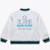 Philadelphia Eagles Super Bowl LX Varsity Full Zip White Jacket