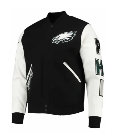 Philadelphia Eagles Two Tone Varsity Jacket