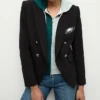 Philadelphia Eagles Veronica Beard Black Dickey Blazer For Men and Women