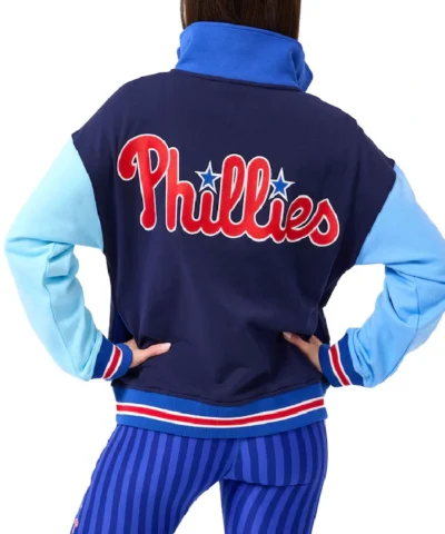 Philadelphia Phillies Colorblock Fleece Half-Zip Sweatshirt