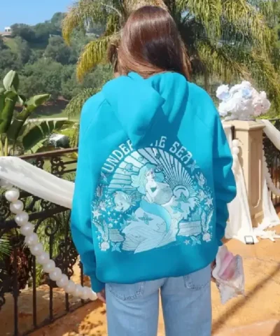 Alternative view of Pink Palm Puff x Disney Under The Sea Hoodie