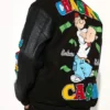Popeye Chasing Cash Black Varsity Jacket