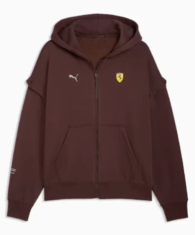Puma Ferrari Premium Oversized Brown Hoodie