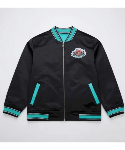 San Antonio Spurs Aqua and Black Jacket For Sale 