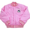 Seattle Mariners Youth Hello Kitty Reversible Pink Varsity Jacket