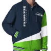 Seattle Seahawks Color Block Full-Zip Hooded Jacket
