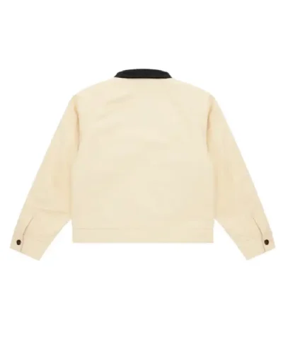 Shinzo 15oz Canvas Cowhide Leather Collar Workwear Jacket