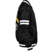 Shop Men and Women Buffalo Sabres Black Satin Bomber Jacket
