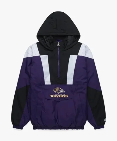 Shop NFL Baltimore Ravens Homage X Starter Pullover Jacket