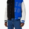 Shop Now Axel Arigato Offense Blue and Black Jacket 