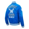 Shop Now Blue Hampton University Classic 2026 Full-Snap Satin Jacket