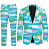 Shop Now Flaminguy Two Piece Printed Suit